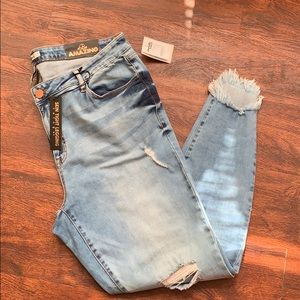 Distressed Denim Jeans